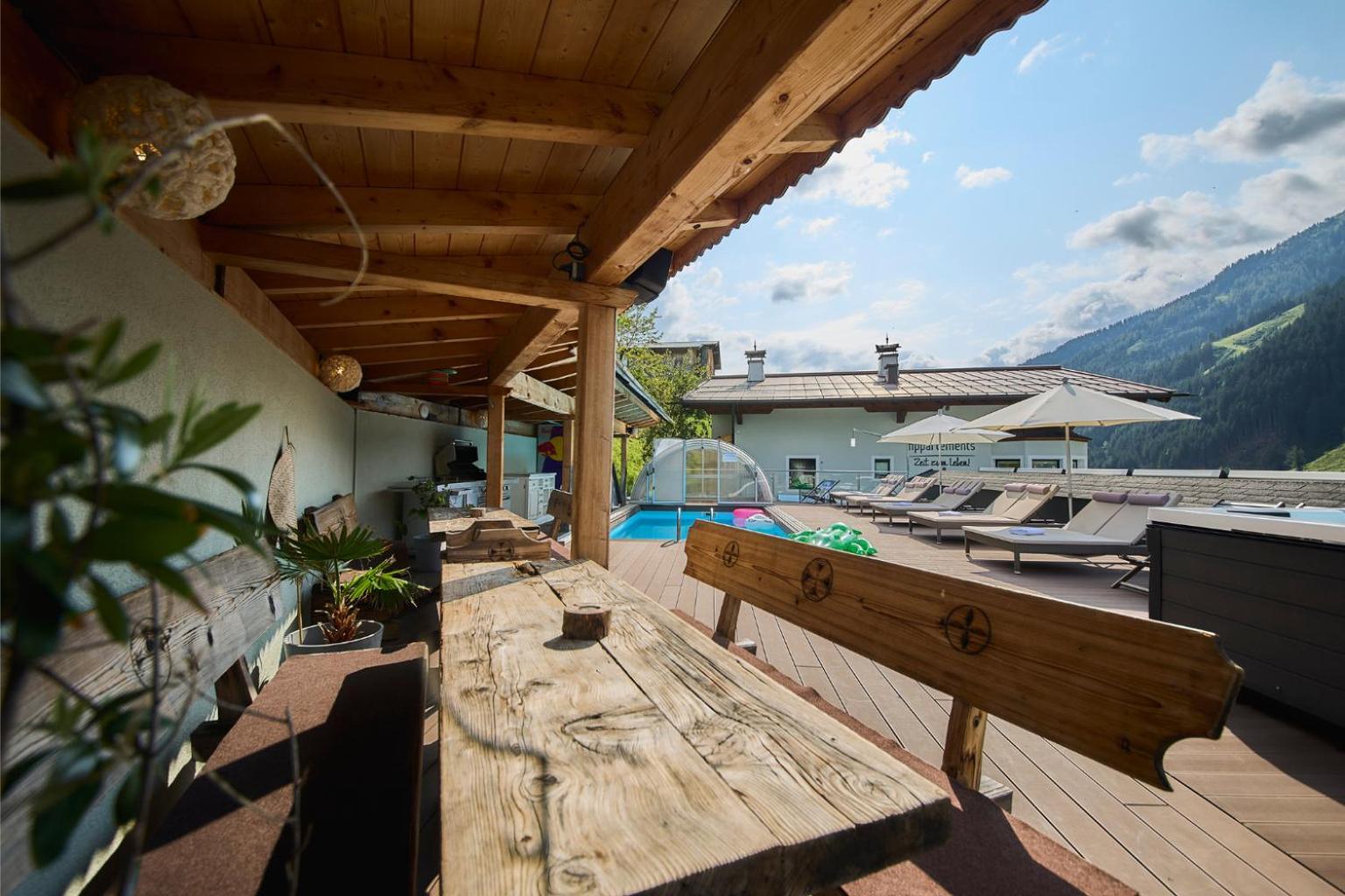 Boutique Appartements Saalbach-Hinterglemm Esterno foto